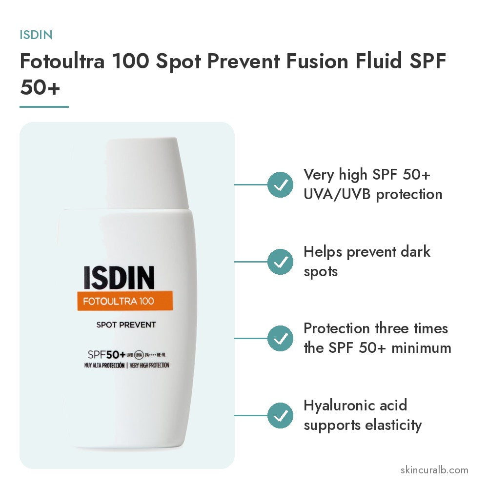 ISDIN Fotoultra 100 Spot Prevent Fusion Fluid SPF 50+