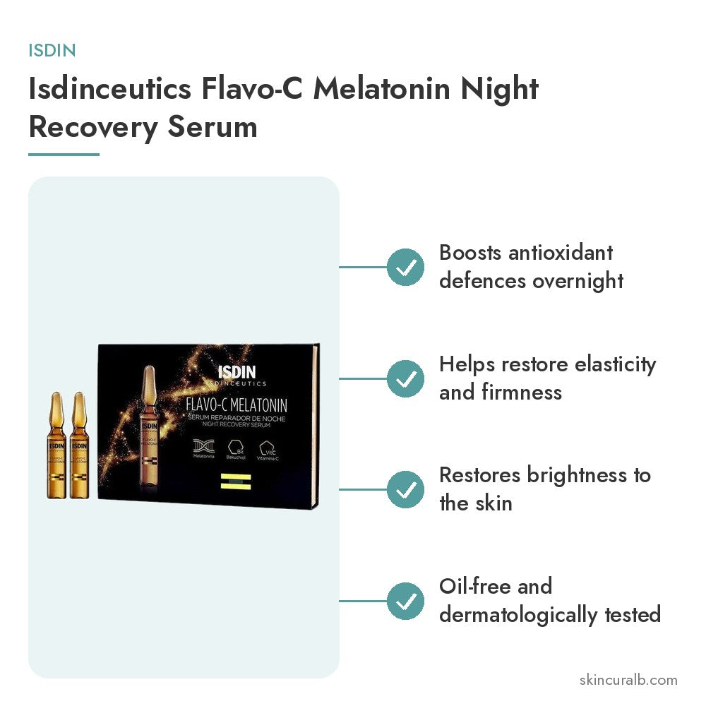 ISDIN Isdinceutics Flavo-C Melatonin Night Recovery Serum