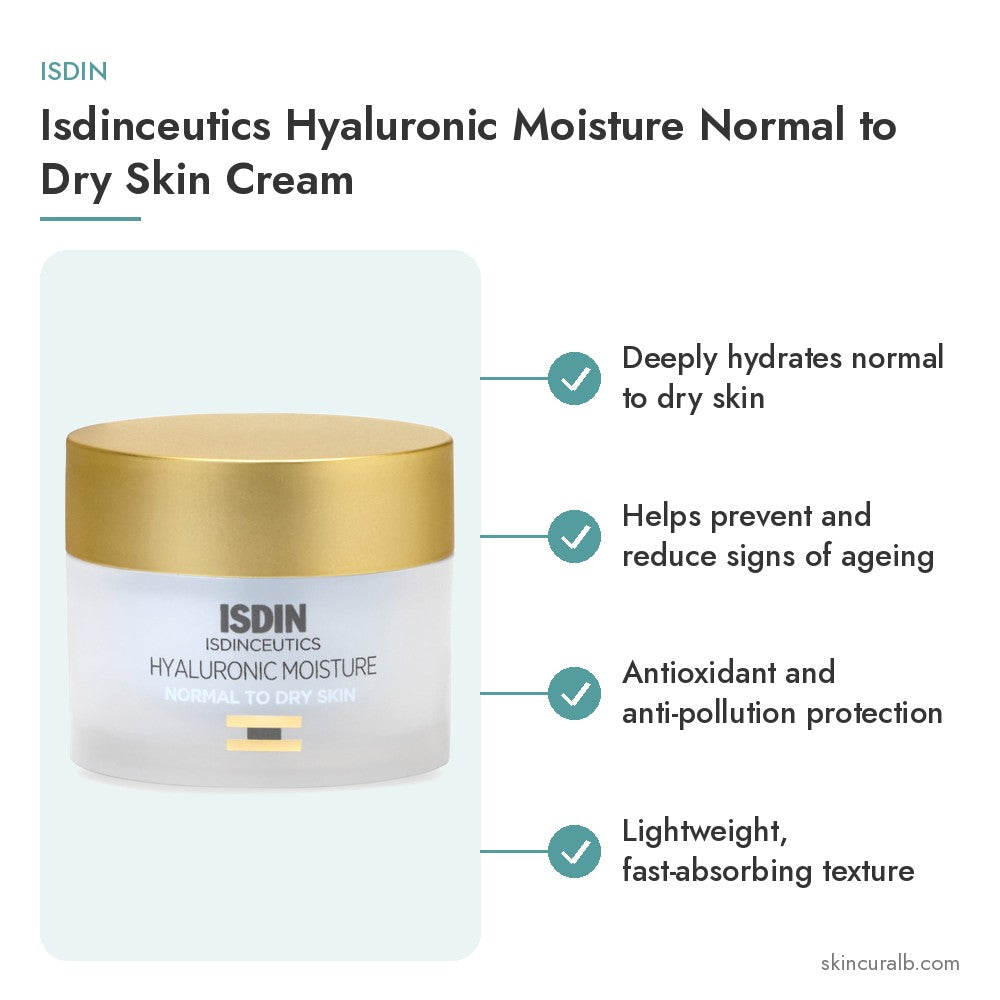 ISDIN Isdinceutics Hyaluronic Moisture Normal to Dry Skin Cream
