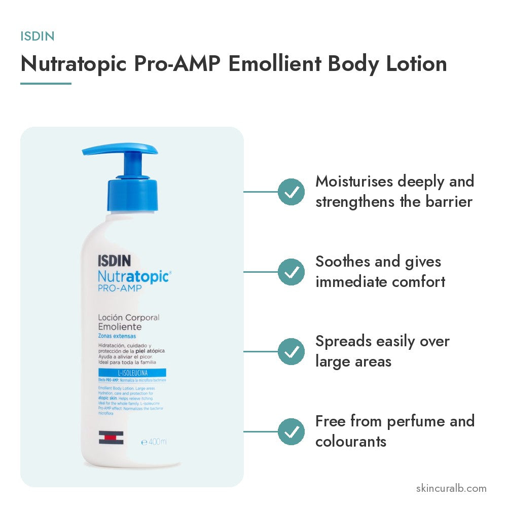 ISDIN Nutratopic Pro-AMP Emollient Body Lotion
