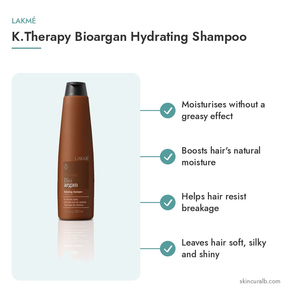 Lakmé K.Therapy Bioargan Hydrating Shampoo
