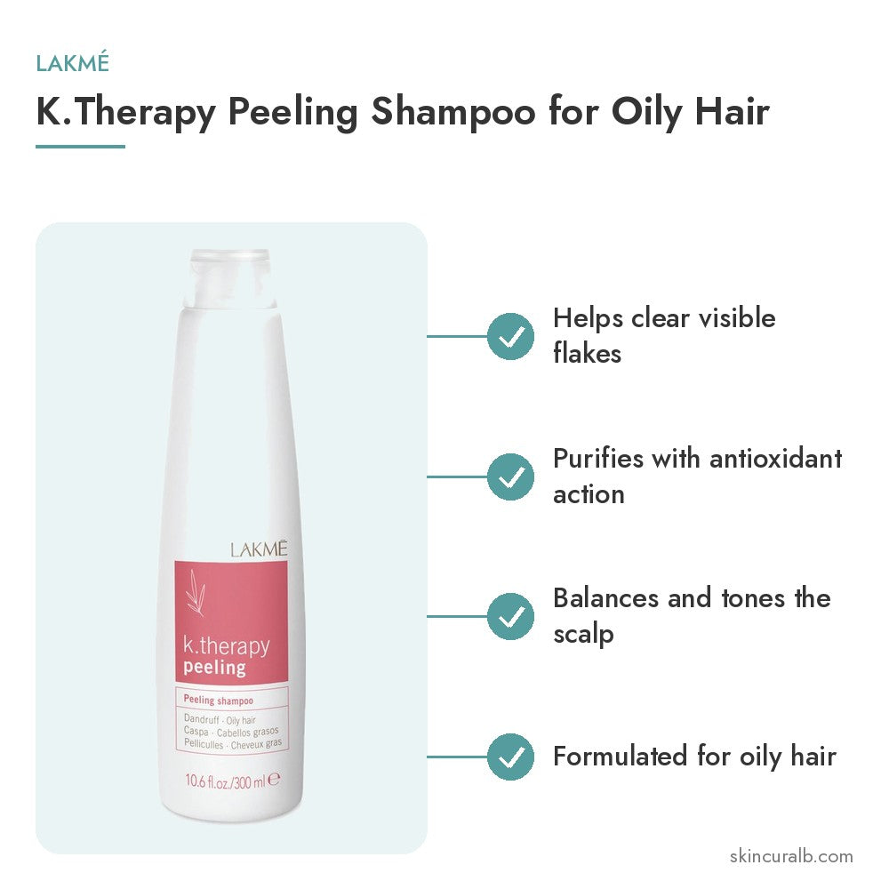 Lakmé K.Therapy Peeling Shampoo for Oily Hair
