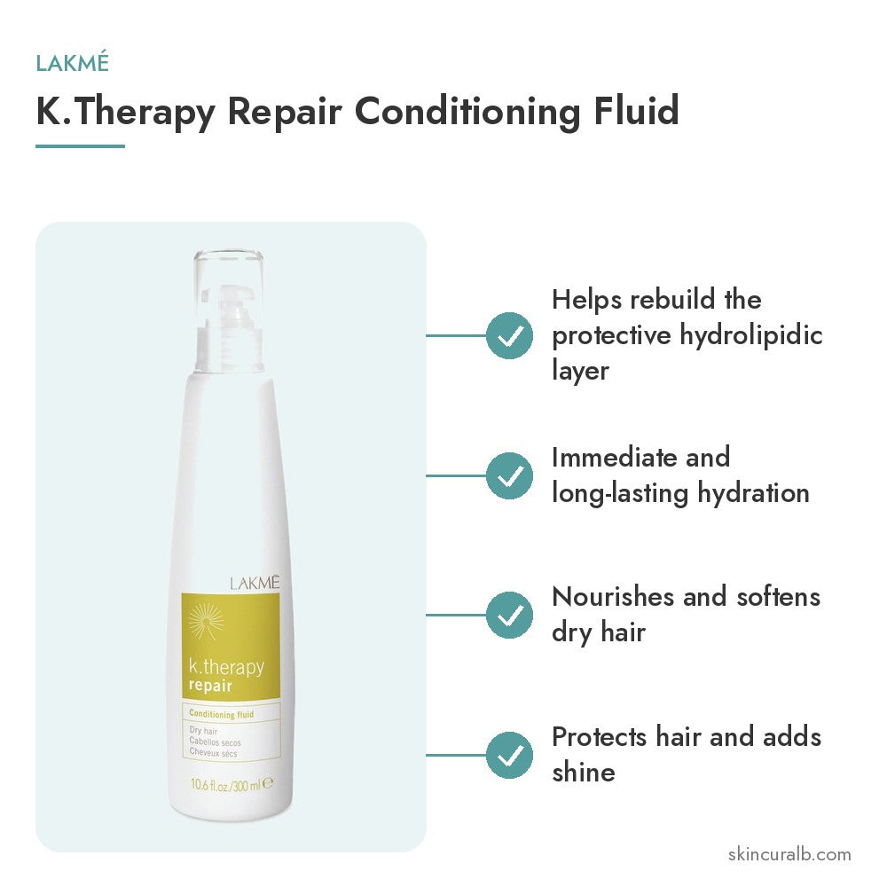 Lakmé K.Therapy Repair Conditioning Fluid - key benefits