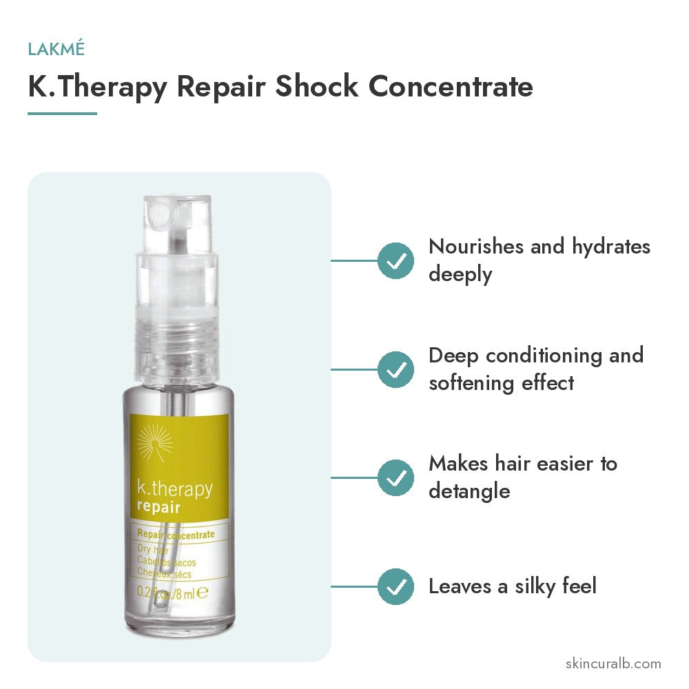 Lakmé K.Therapy Repair Shock Concentrate - key benefits