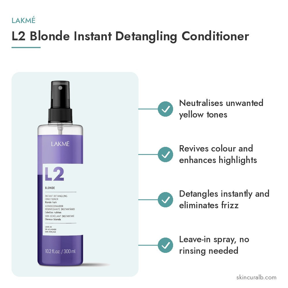 Lakmé L2 Blonde Instant Detangling Conditioner