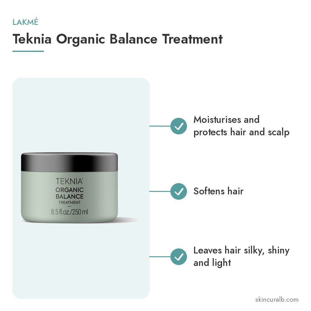 Lakmé Teknia Organic Balance Treatment - key benefits