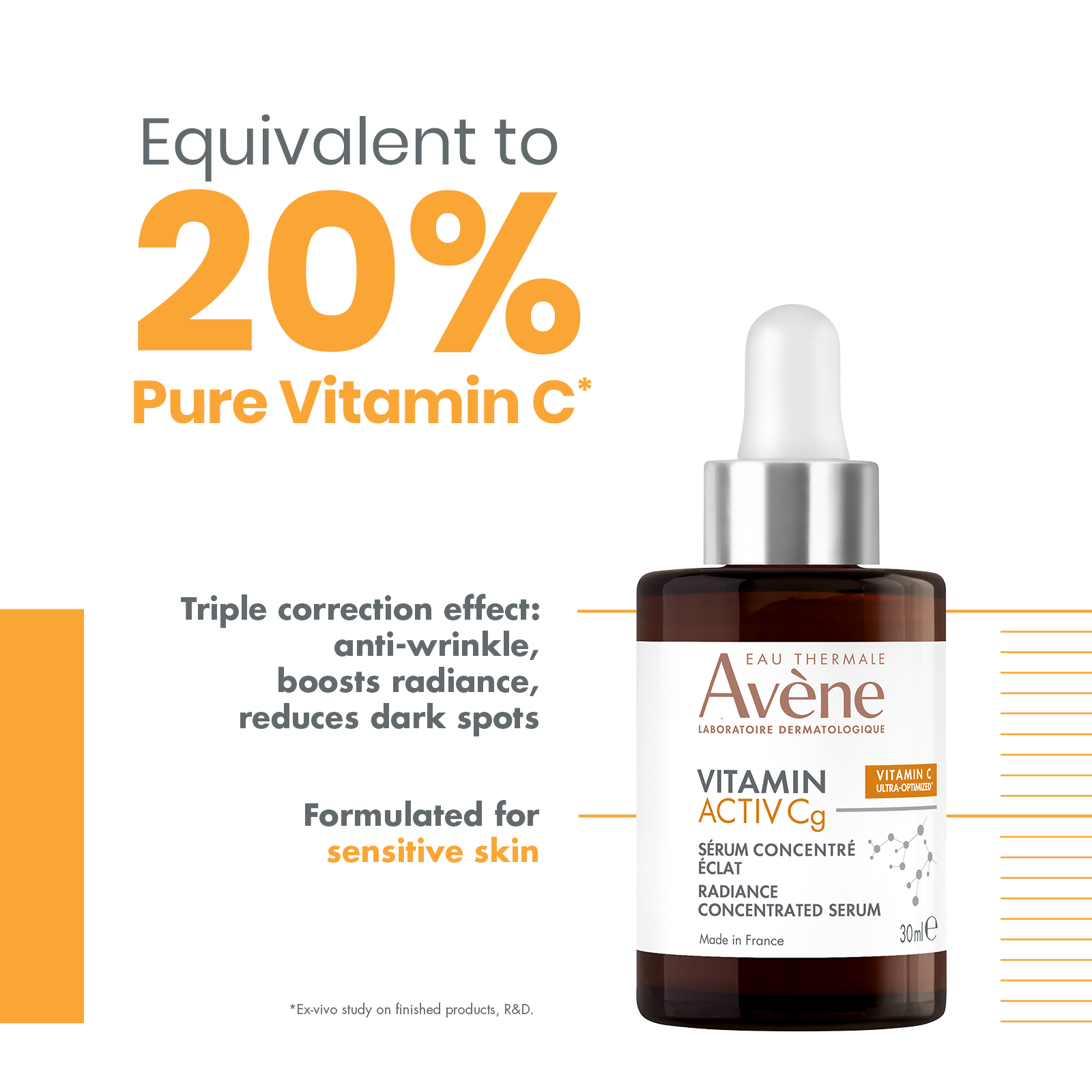 Avène Radiance Vitamin Activ Cg Corrector Serum