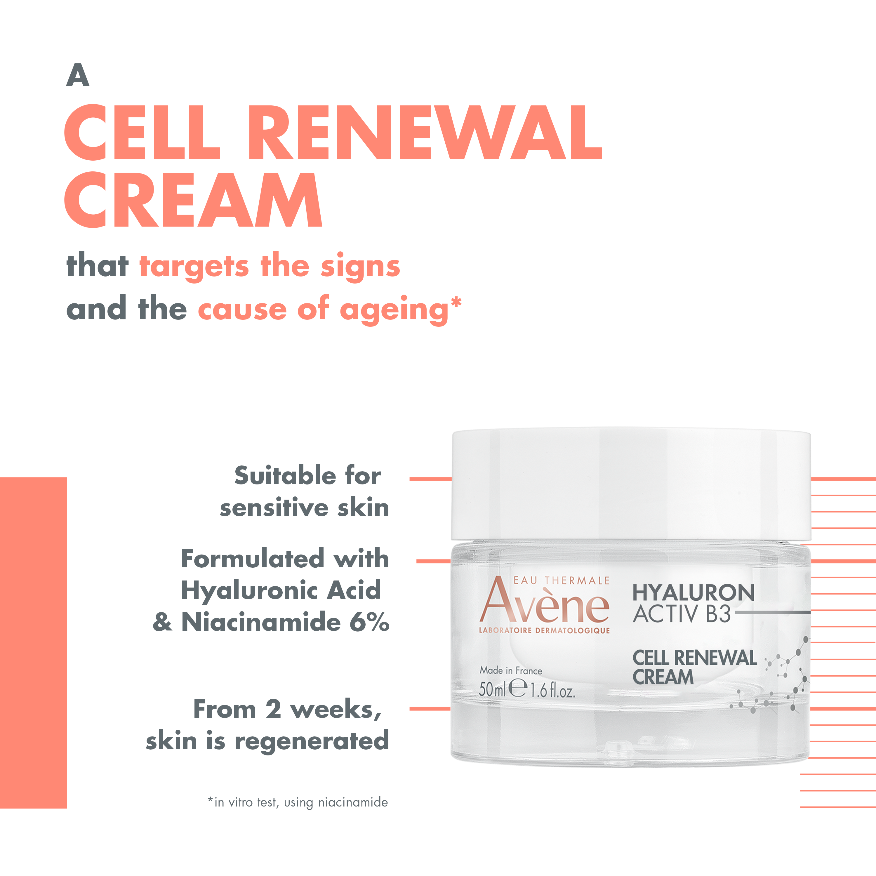 Avène Hyaluron Activ B3 Cellular Regeneration Cream
