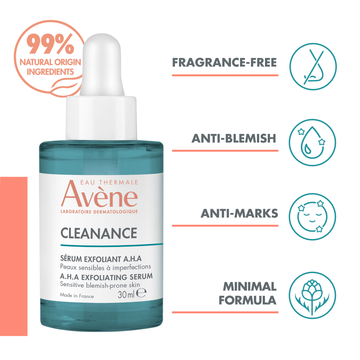 Avène Cleanance AHA Exfoliating Serum