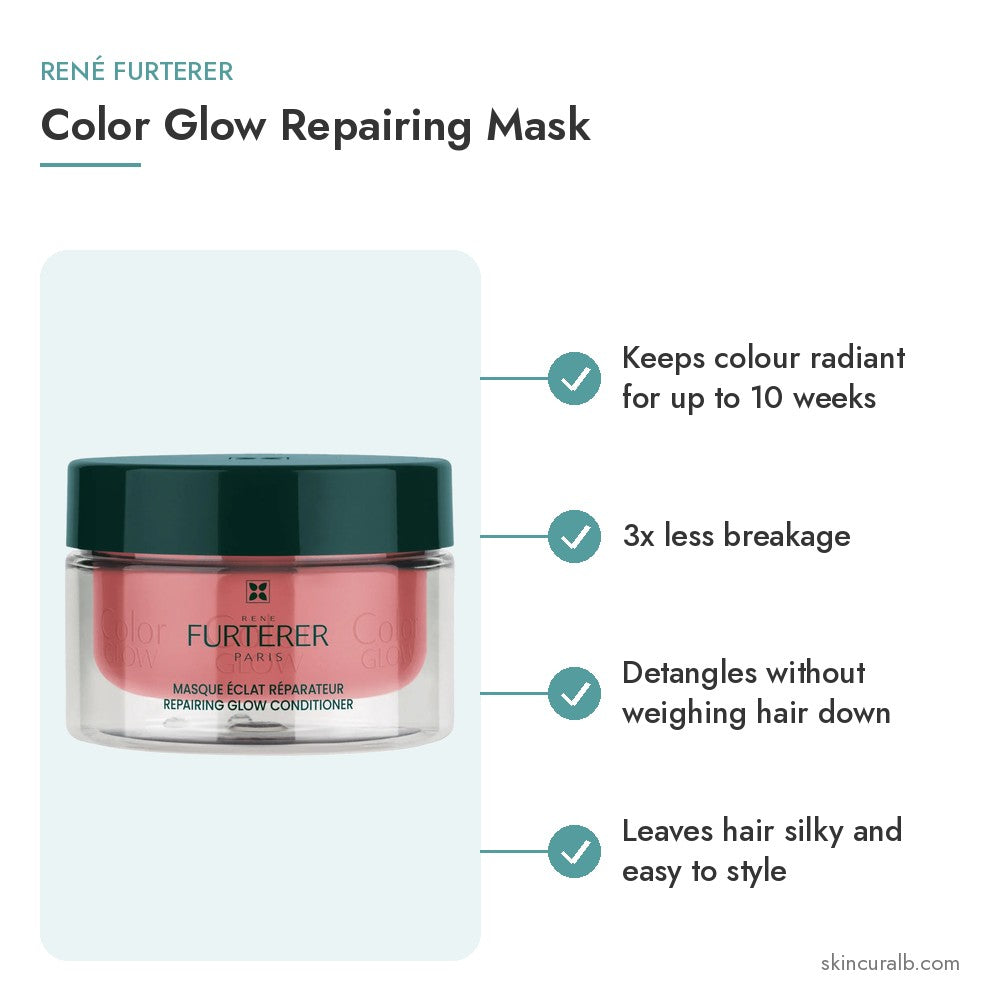 René Furterer Color Glow Repairing Mask - key benefits