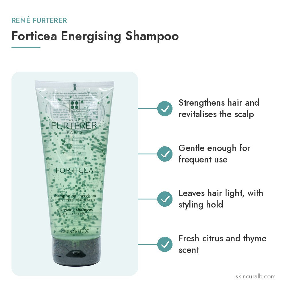 René Furterer Forticea Energising Shampoo - key benefits