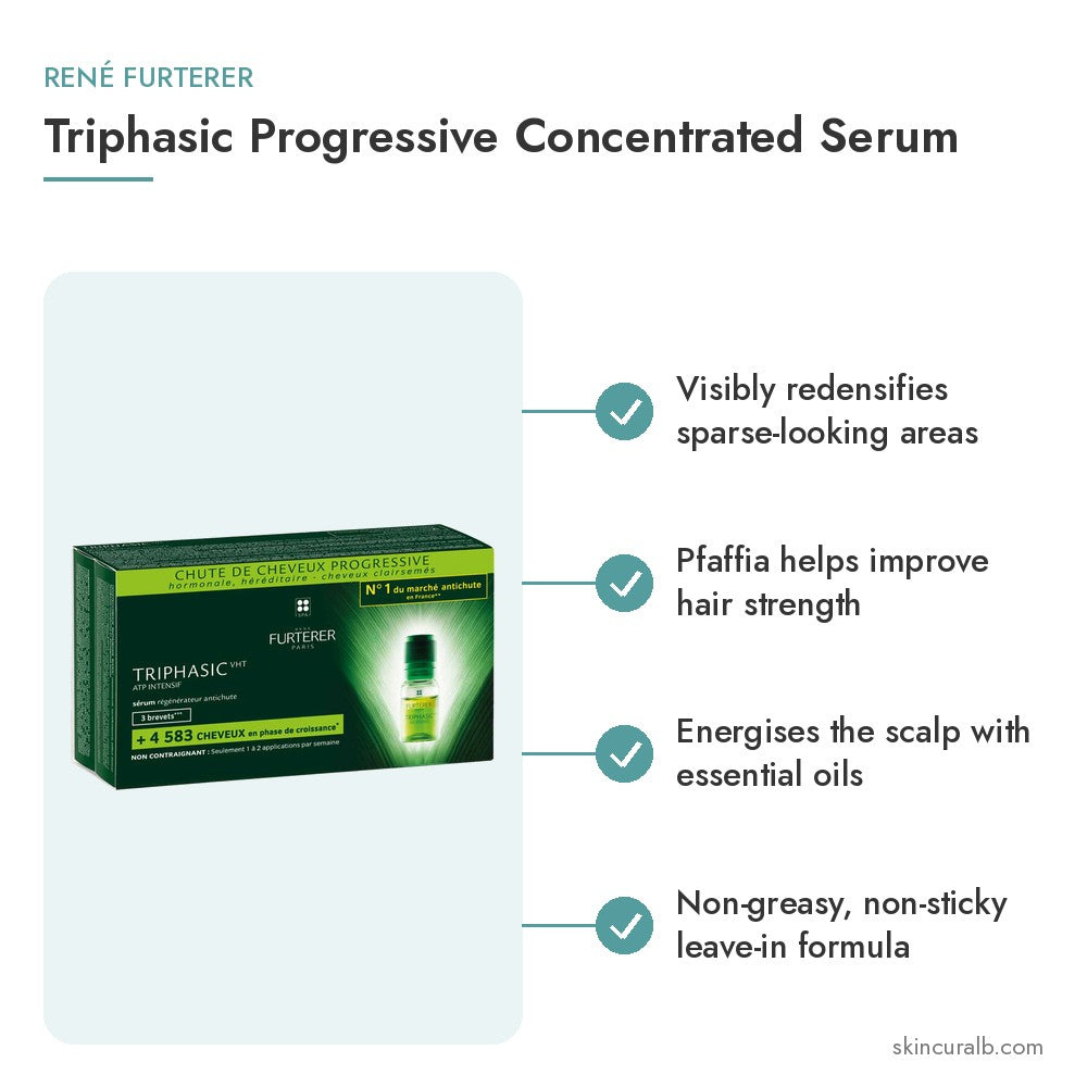 René Furterer Triphasic Progressive Concentrated Serum - key benefits
