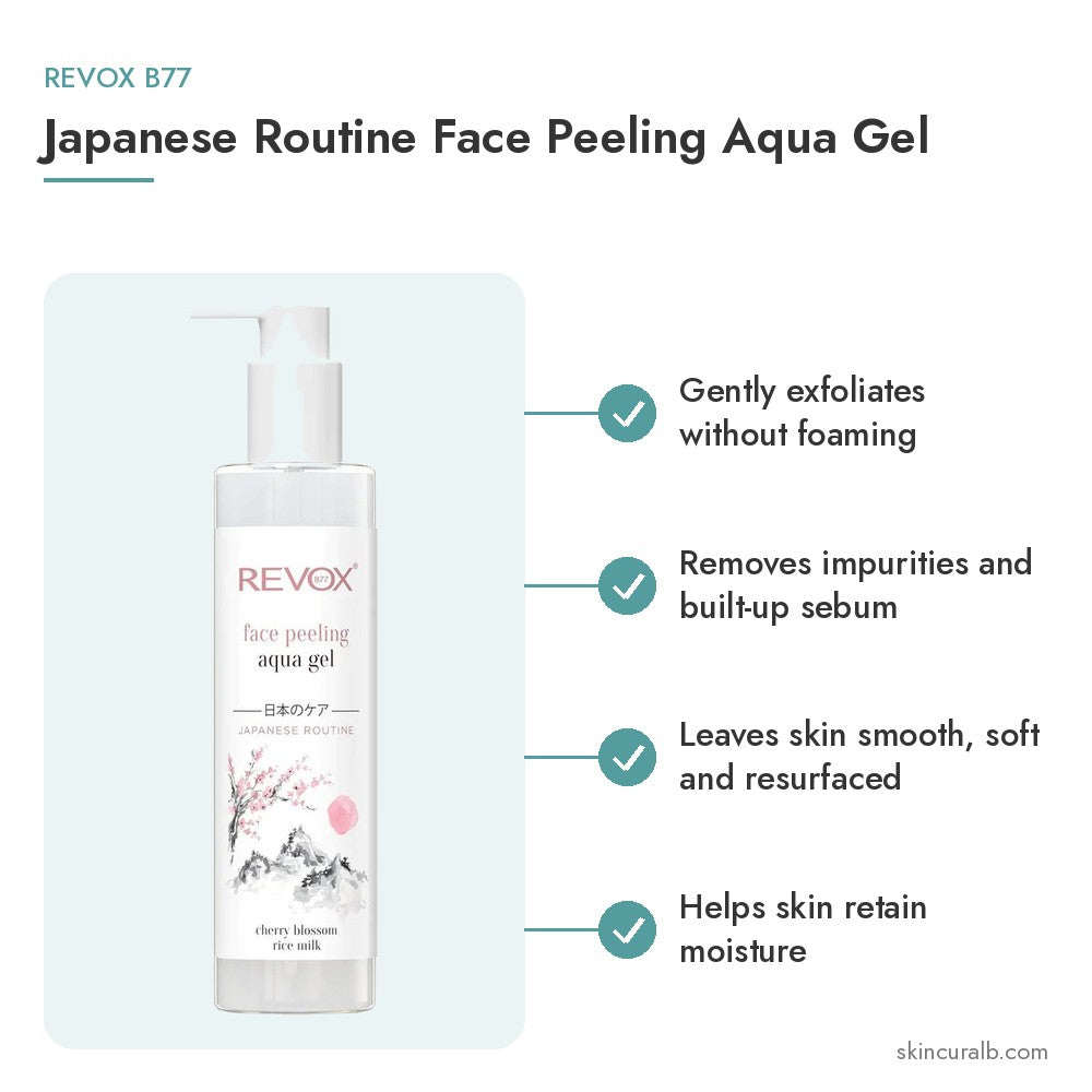 Revox B77 Japanese Routine Face Peeling Aqua Gel