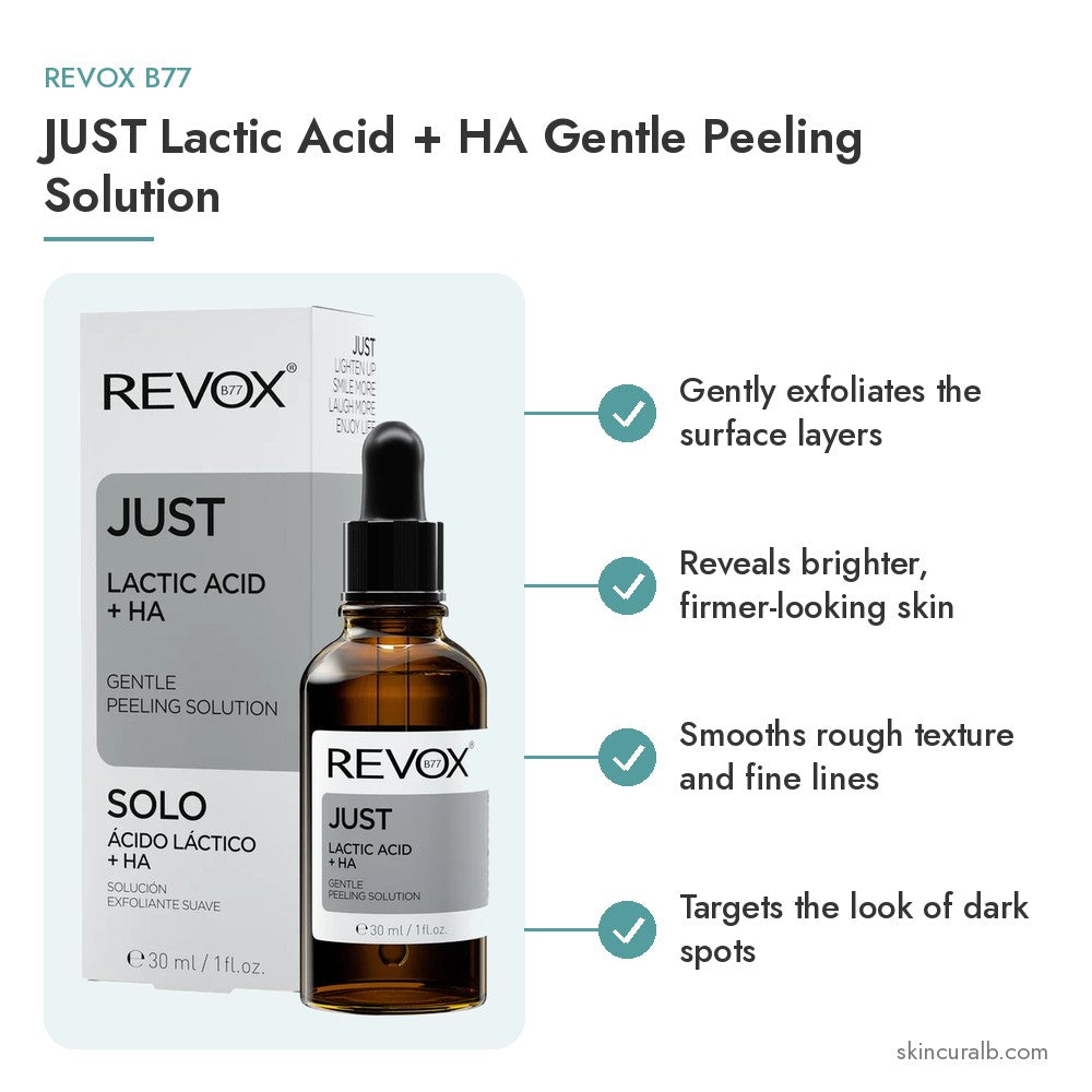 Revox B77 JUST Lactic Acid + HA Gentle Peeling Solution