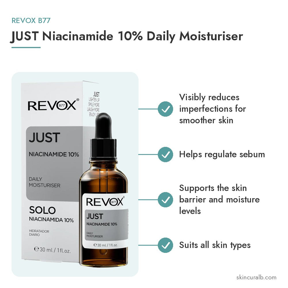 Revox B77 JUST Niacinamide 10% Daily Moisturiser