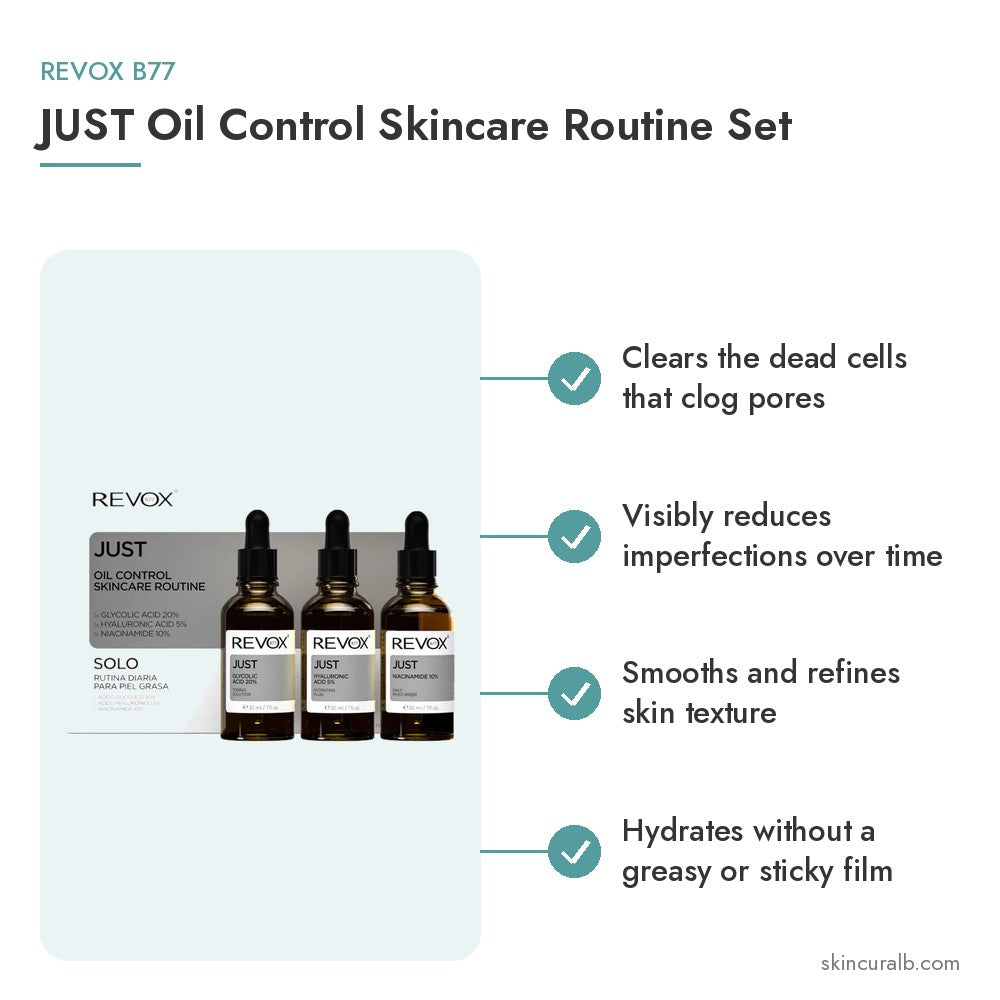 Revox B77 JUST Oil Control Skincare Routine Set