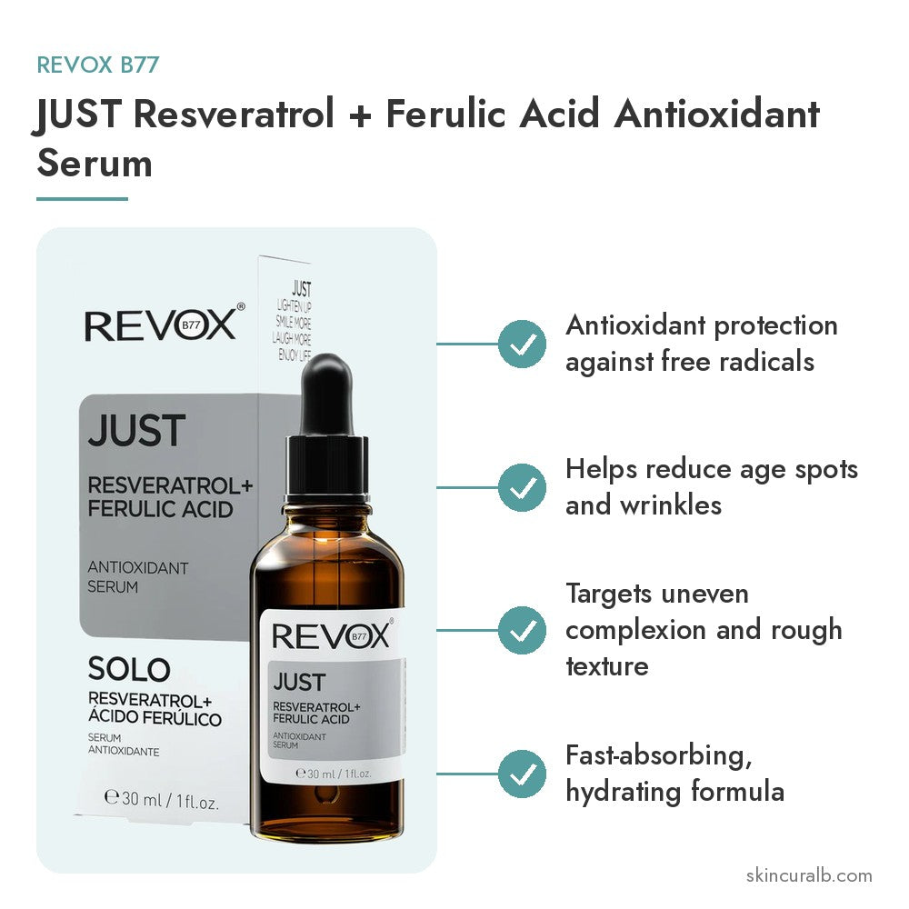 Revox B77 JUST Resveratrol + Ferulic Acid Antioxidant Serum