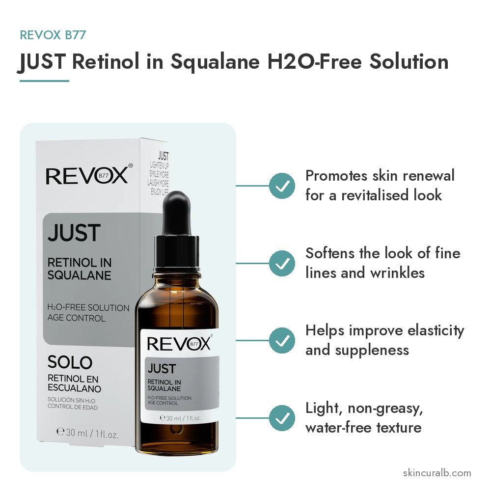 Revox B77 JUST Retinol in Squalane H2O-Free Solution