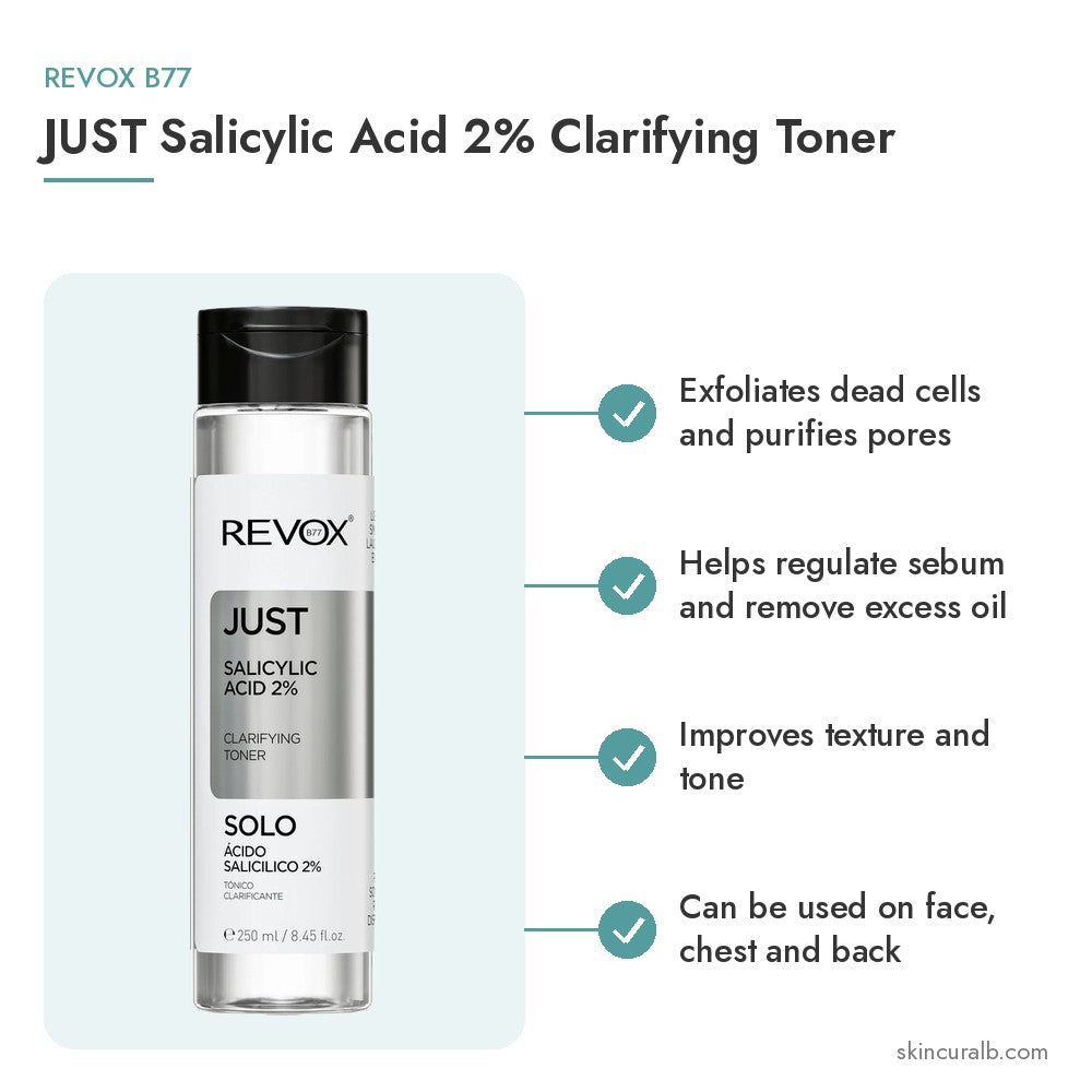Revox B77 JUST Salicylic Acid 2% Clarifying Toner