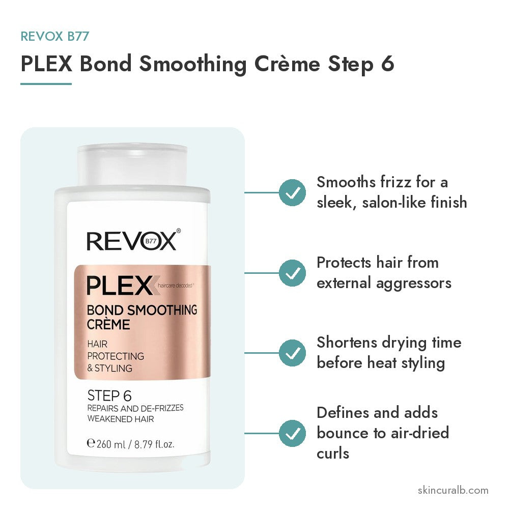 Revox B77 PLEX Bond Smoothing Crème Step 6 - key benefits