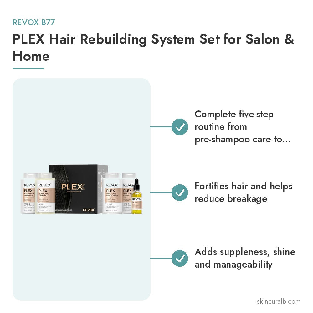 Revox B77 PLEX Hair Rebuilding System Set for Salon & Home