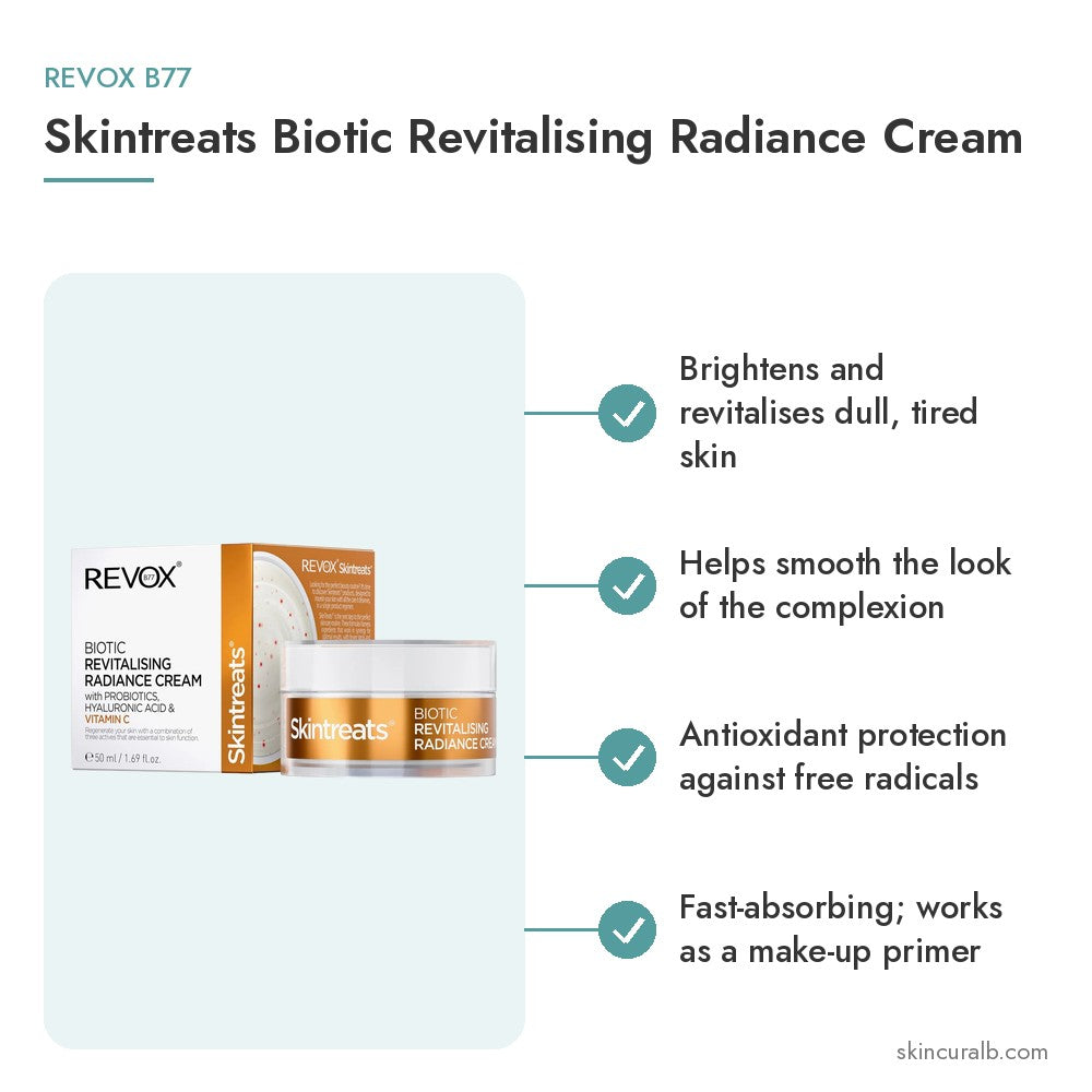 Revox B77 Skintreats Biotic Revitalising Radiance Cream
