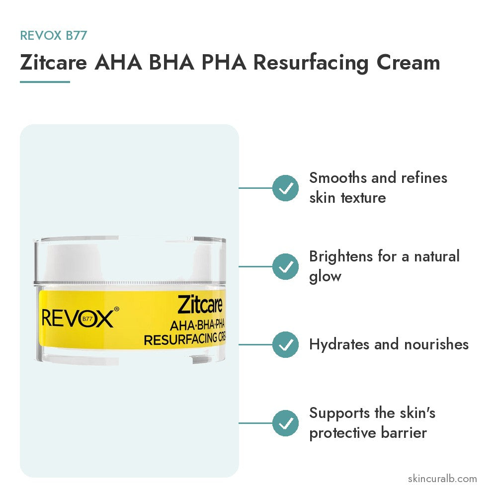 Revox B77 Zitcare AHA BHA PHA Resurfacing Cream