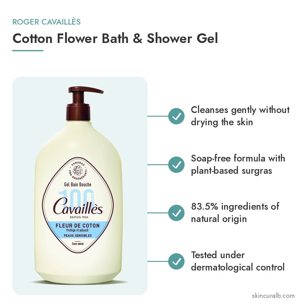 Roger Cavaillès Cotton Flower Bath & Shower Gel