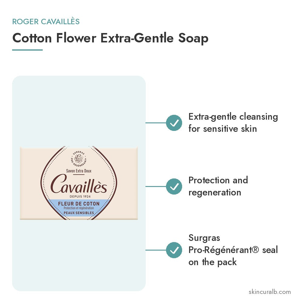 Roger Cavaillès Cotton Flower Extra-Gentle Soap