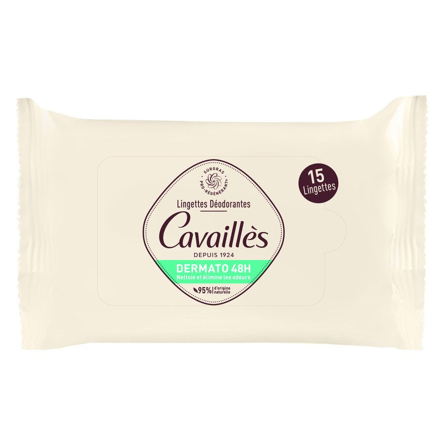 Roger Cavaillès Dermato 48H Deodorant Wipes