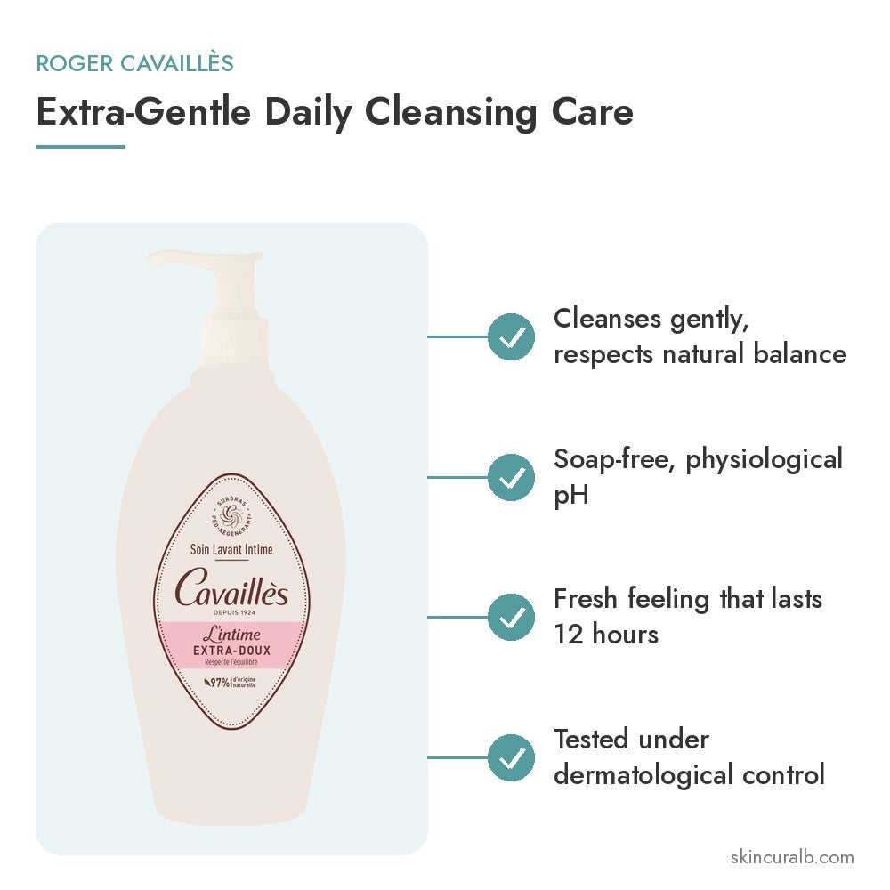 Roger Cavaillès Extra-Gentle Daily Cleansing Care - key benefits