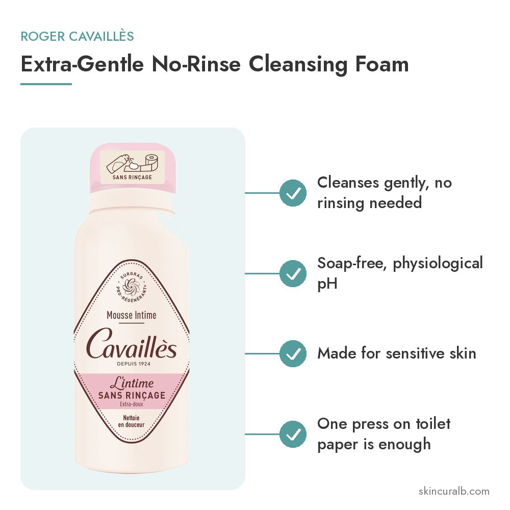 Roger Cavaillès Extra-Gentle No-Rinse Cleansing Foam
