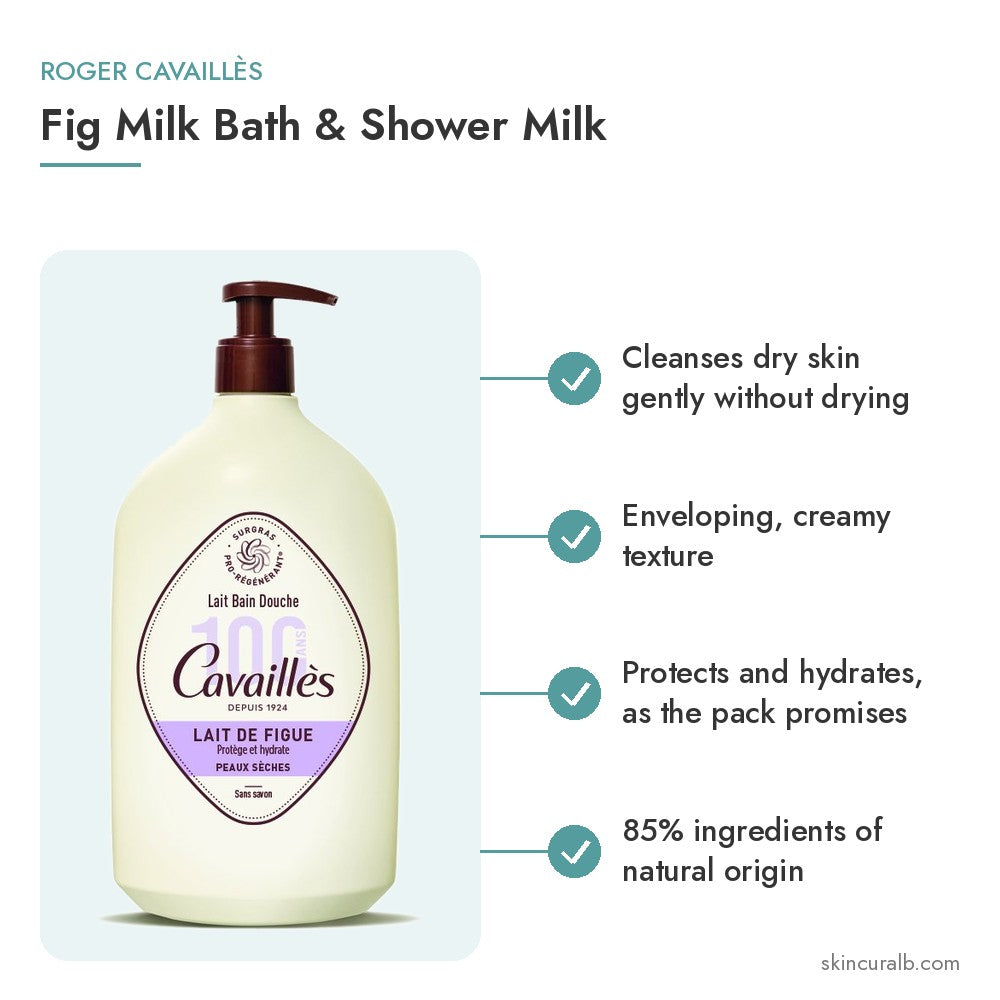 Roger Cavaillès Fig Milk Bath & Shower Milk