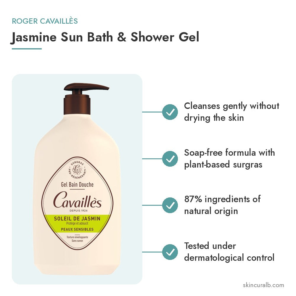 Roger Cavaillès Jasmine Sun Bath & Shower Gel