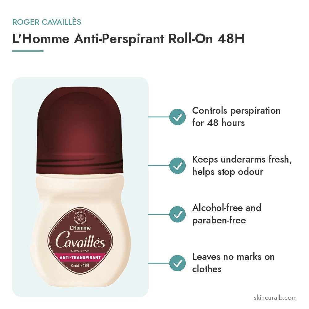 Roger Cavaillès L'Homme Anti-Perspirant Roll-On 48H