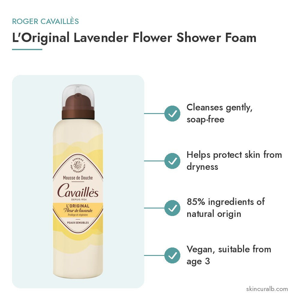 Roger Cavaillès L'Original Lavender Flower Shower Foam