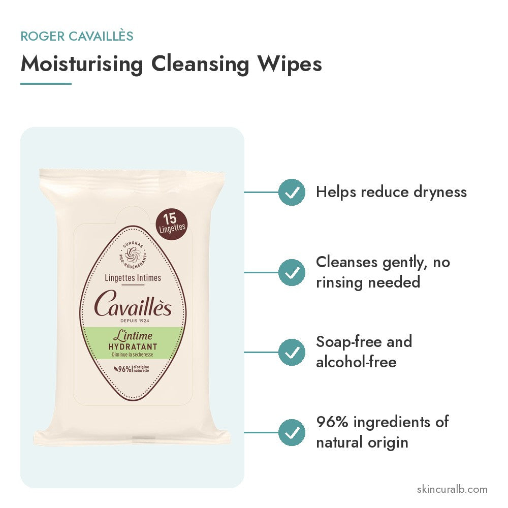Roger Cavaillès Moisturising Cleansing Wipes