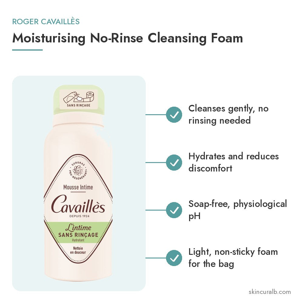 Roger Cavaillès Moisturising No-Rinse Cleansing Foam