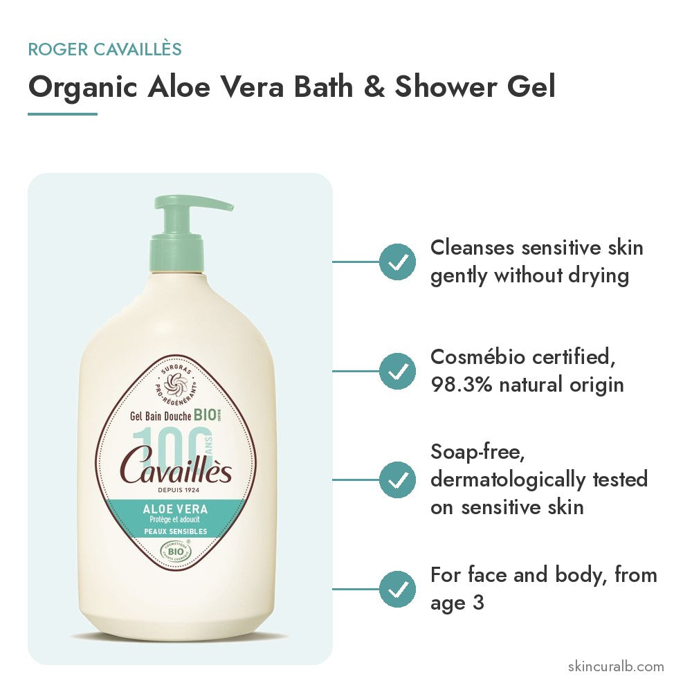 Roger Cavaillès Organic Aloe Vera Bath & Shower Gel