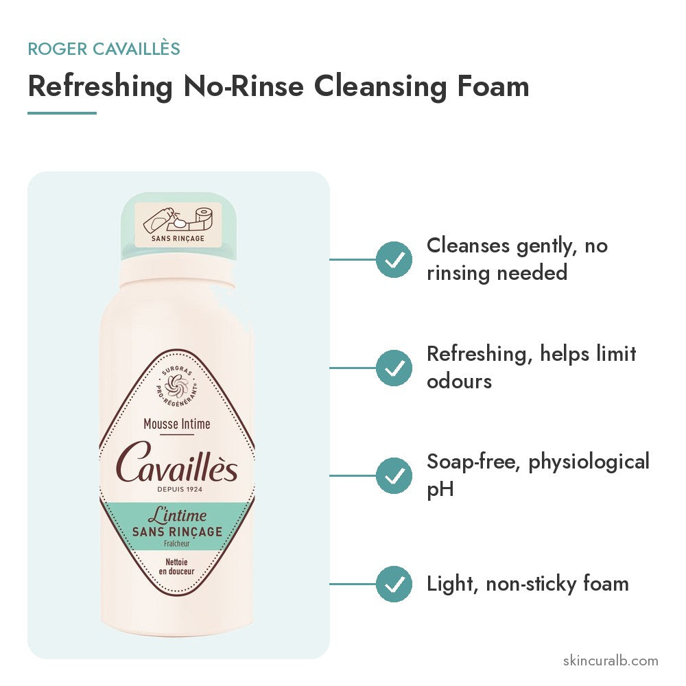 Roger Cavaillès Refreshing No-Rinse Cleansing Foam