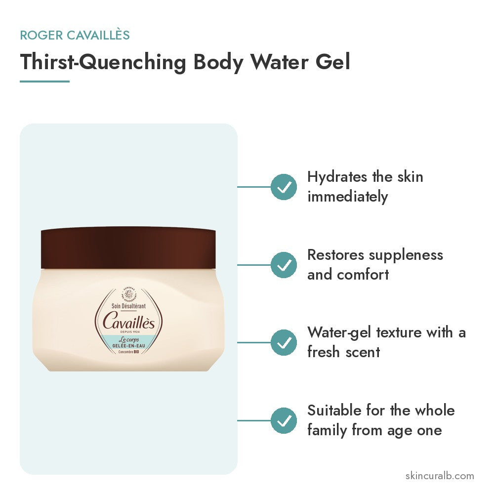 Roger Cavaillès Thirst-Quenching Body Water Gel - key benefits