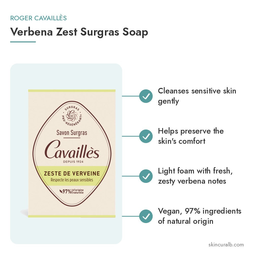 Roger Cavaillès Verbena Zest Surgras Soap