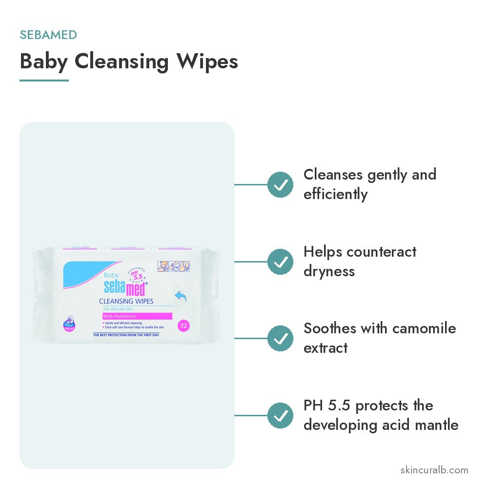 Sebamed Baby Cleansing Wipes - key benefits