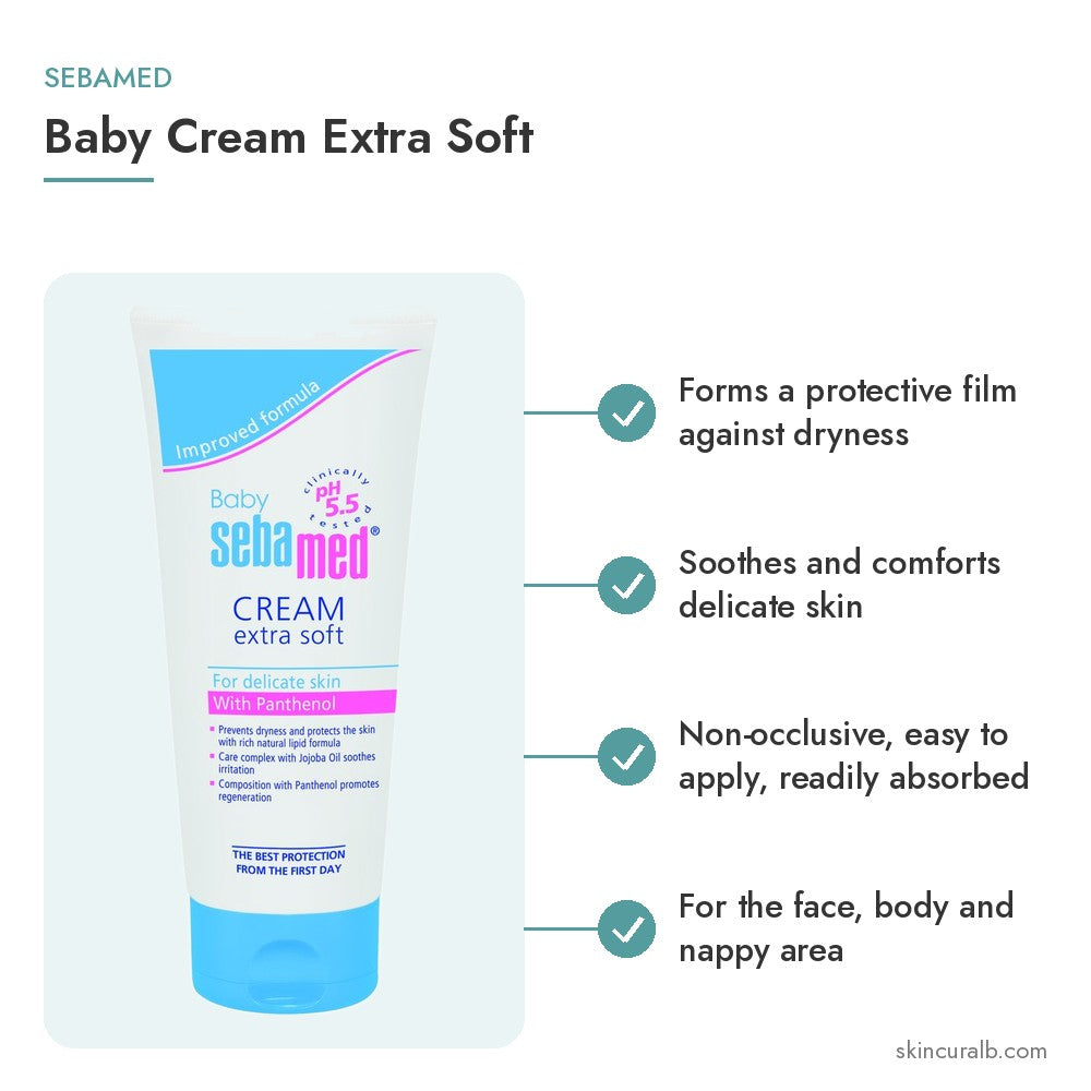 Sebamed Baby Cream Extra Soft - key benefits