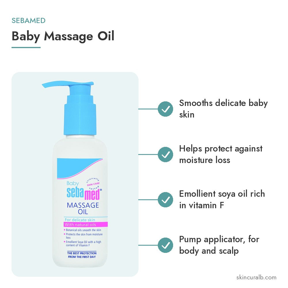 Sebamed Baby Massage Oil - key benefits
