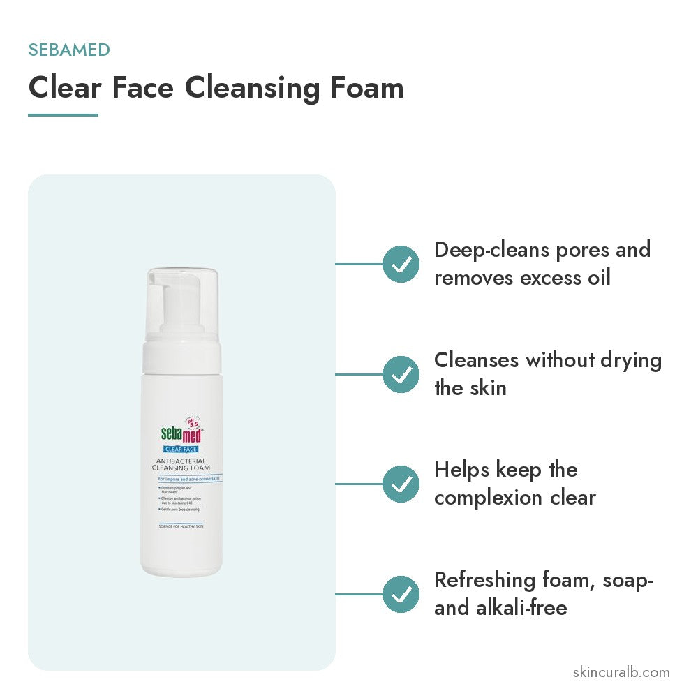 Sebamed Clear Face Cleansing Foam - key benefits