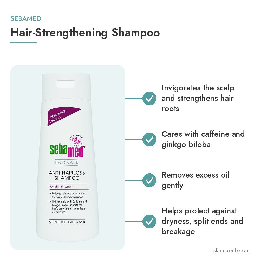 Sebamed Hair-Strengthening Shampoo - key benefits