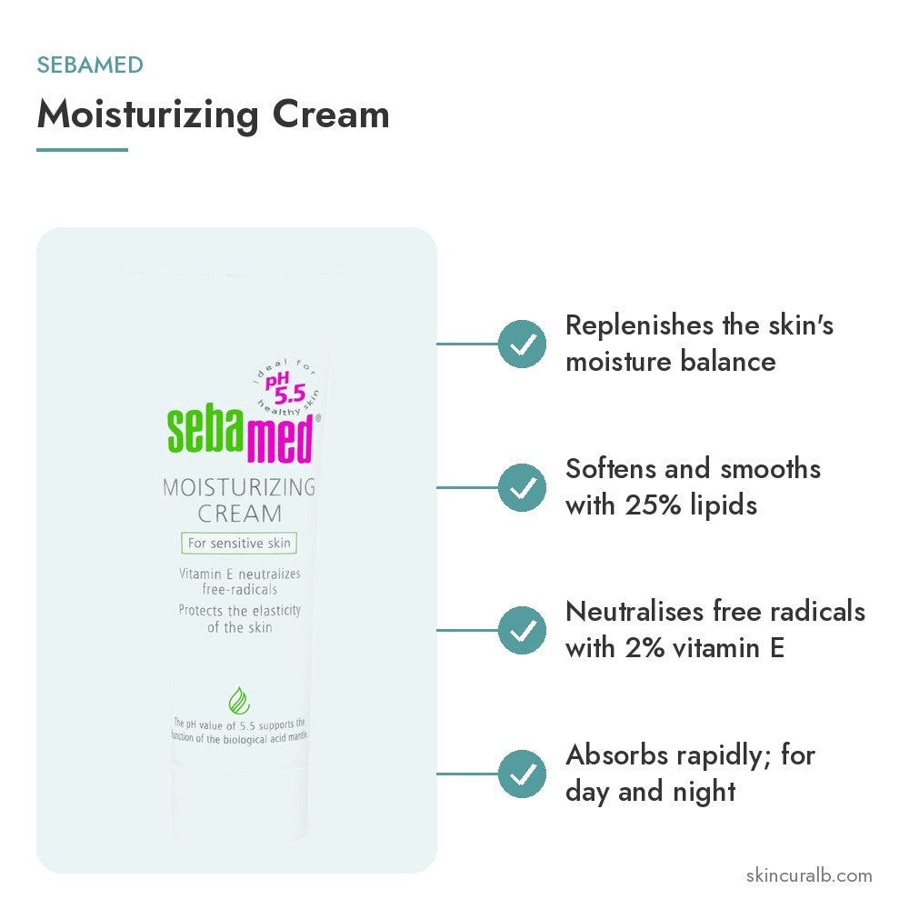 Sebamed Moisturizing Cream - key benefits