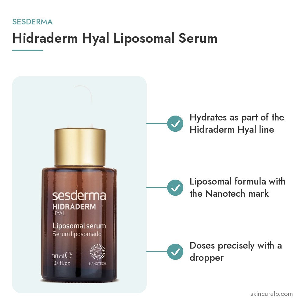 Sesderma Hidraderm Hyal Liposomal Serum - key benefits