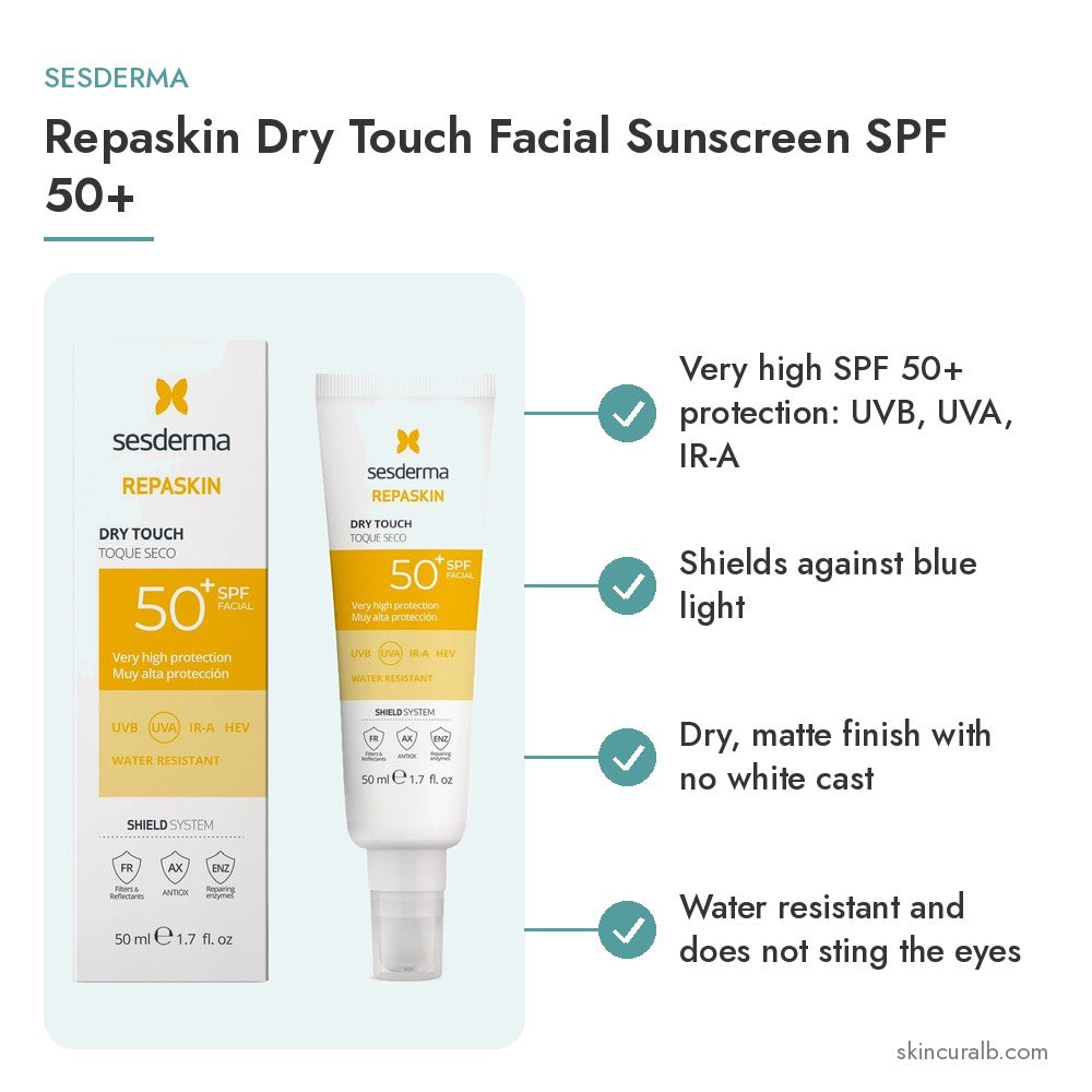 Sesderma Repaskin Dry Touch Facial Sunscreen SPF 50+